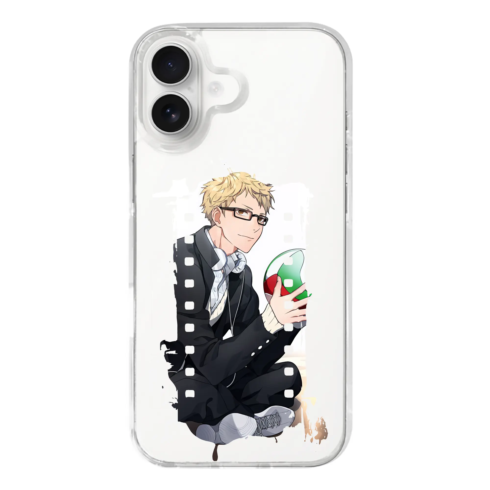 ハイキュー!! グッズ,月島蛍 - iPhone 17シリーズ 透明スマホケース – 薄型・耐衝撃・精密フィット保護カバー